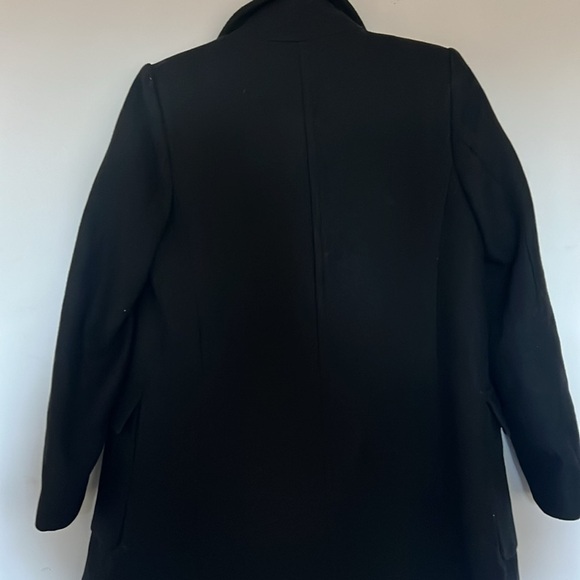 Zara Gold Button Wool Coat size s Peacoat button - Picture 10 of 11